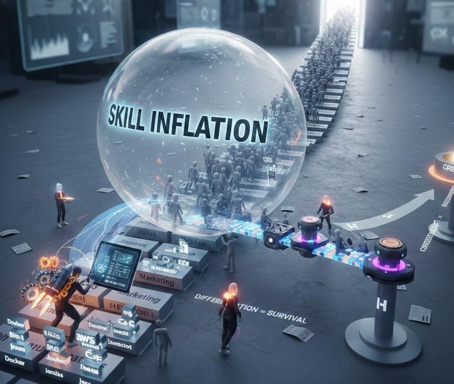 Skill Inflation: Why Being Average Is Becoming Professionally Dangerous