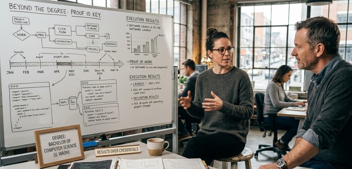 Your Degree Might Open Doors. But Proof Keeps Them Open.